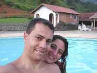 Eu e Andra em Monteiro Lobato, em 2001.